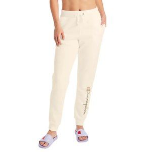 new Champion PowerBlend Women's Joggers in Natural Beige color Size XL Pants